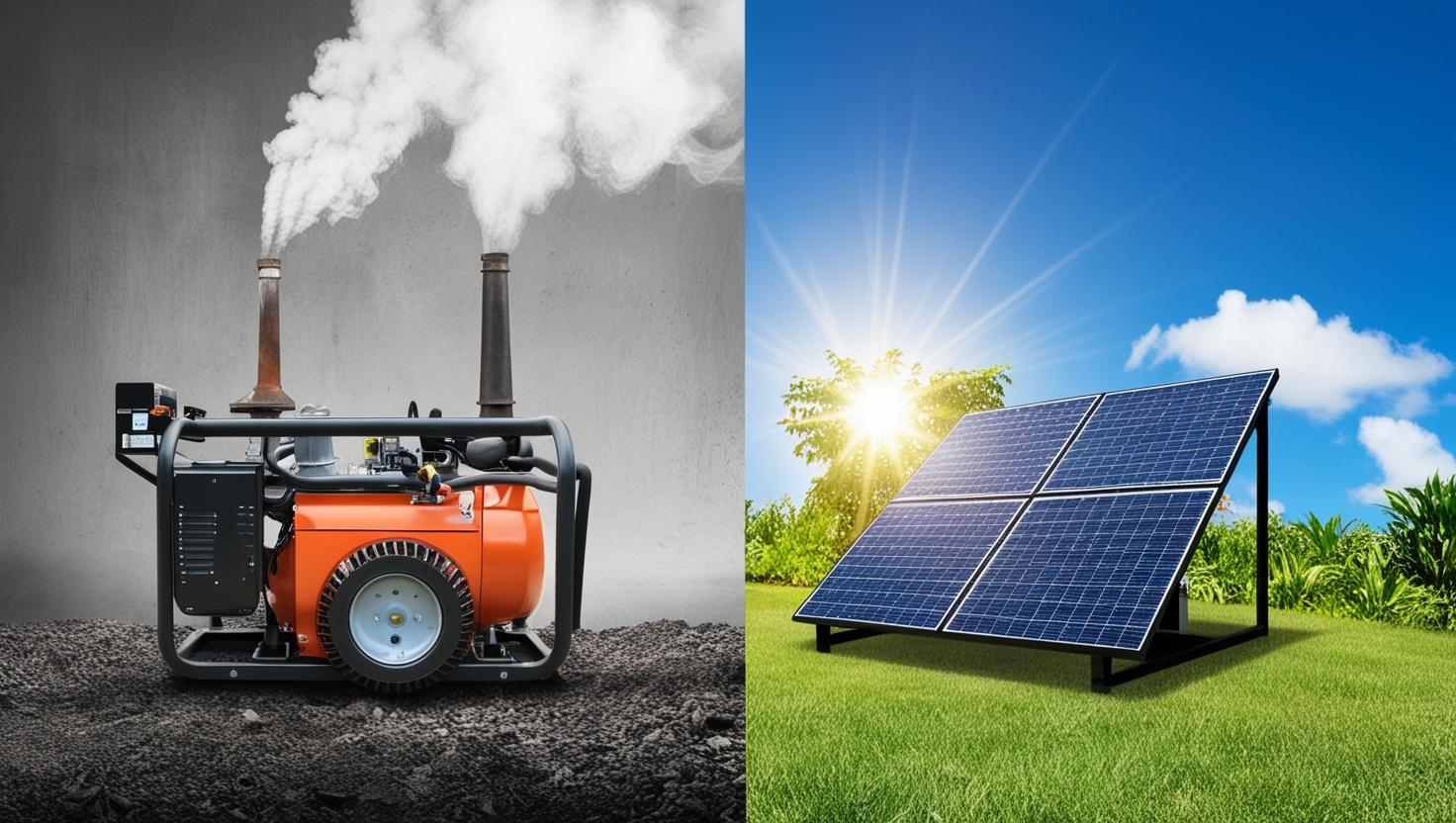 Solar Generators VS gas Generators