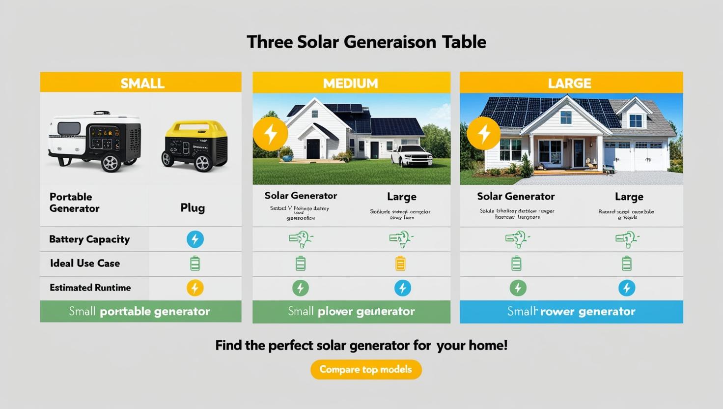 Best Solar Generators by Home Size