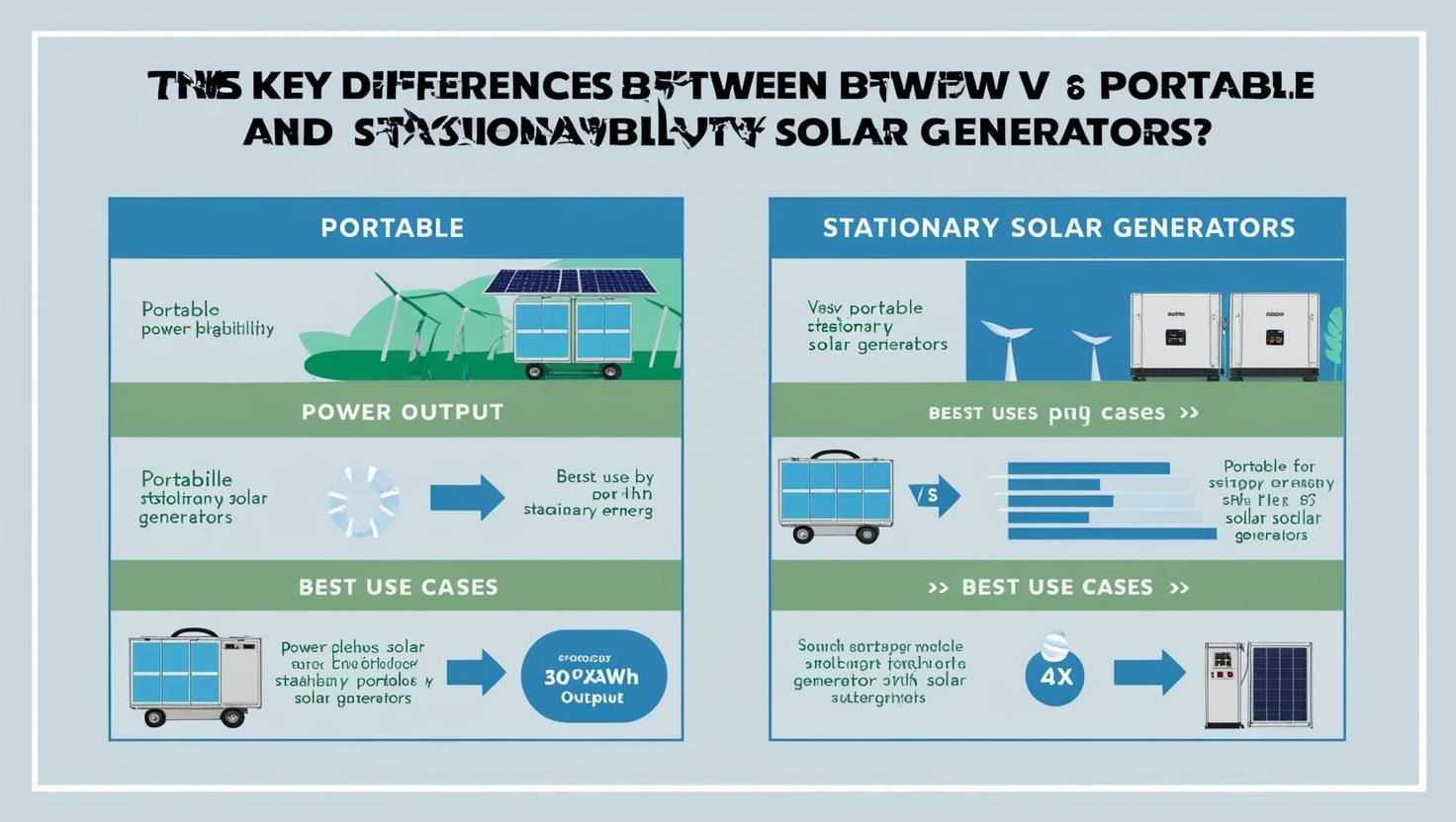 Portable vs Stationary Solar Generators